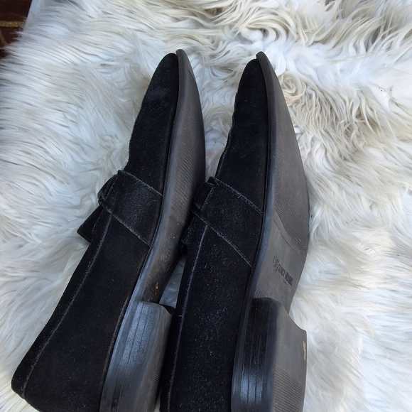 Stacy Adams Black suede stylized loafers 11.5 - Picture 6 of 11
